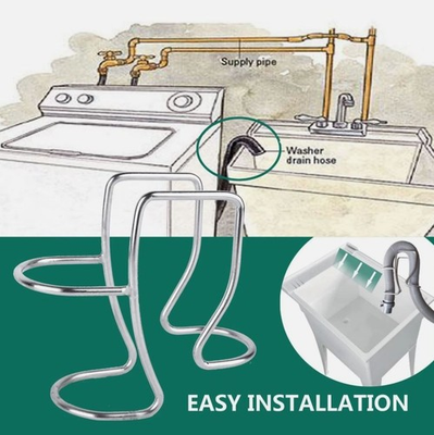 #ad Easy to Install Washing Machine Flexible Drain Hose Holder Stabilizer Hook $10.99