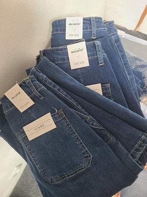 händler set 8 jeans flared nina carter neu