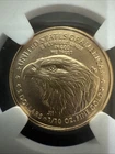 gold 1/10 oz 2022 Eagle  G$5 Ngc Ms70 Eagle Label 1st Release