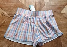 Wave Zone - Womens Check Gingham Board Shorts - Size 12 RRP $20 - Swim Bottoms