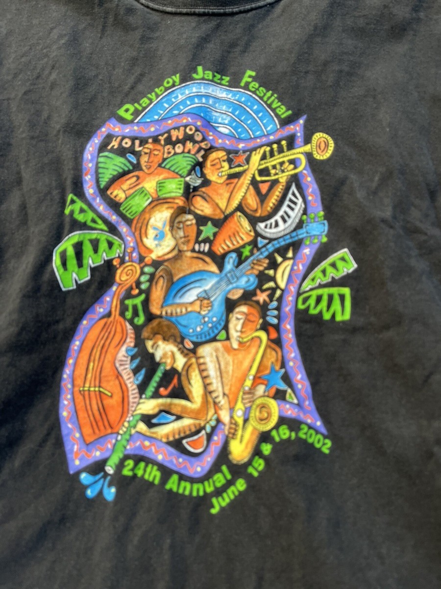 トップス PLAYBOY JAZZ FESTIVAL 2002 US L Playboy Jazz Festival 2002 Hollywood Bowl Vintage XL genuine