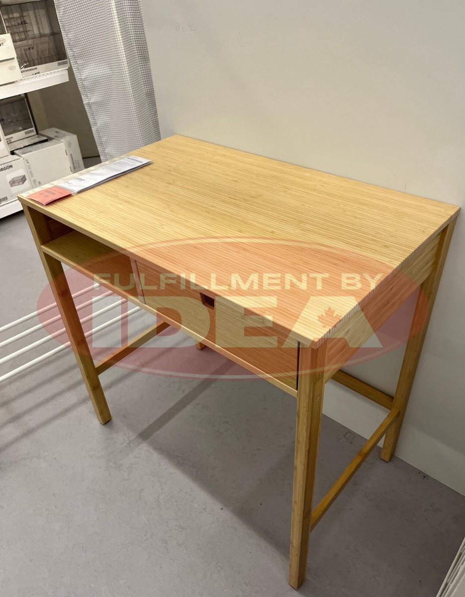 Brand New IKEA NORDKISA Bamboo Dressing Table 76x47 cm (29 7 Brand New IKEA NORDKISA Bamboo Dressing Table 76x47 cm (29 7