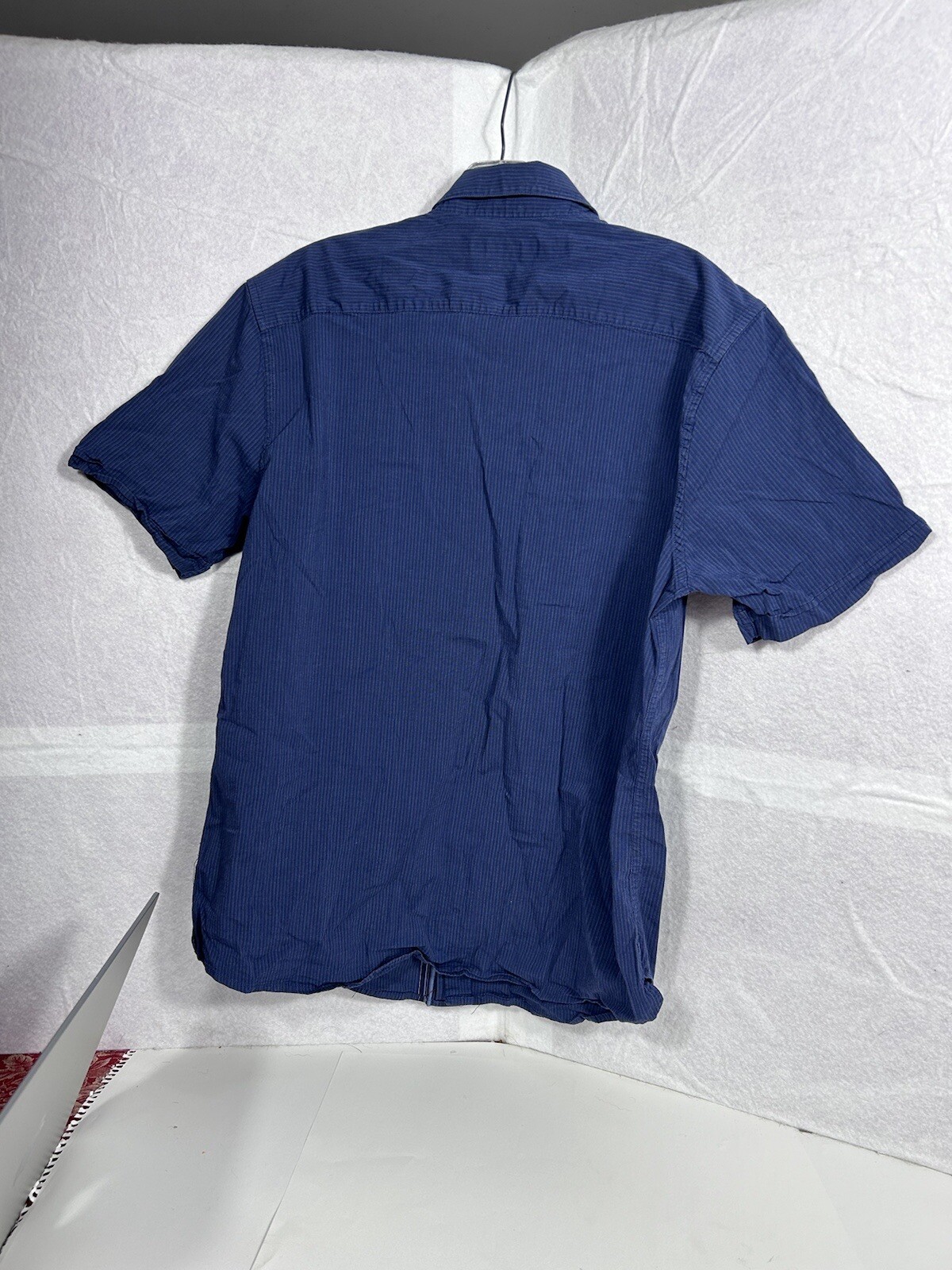 Structure Button Down Shirt (Blue) (Large) - image 2