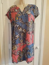 TU LADIES SIZE 10 SHORT SLEEVE SHIFT DRESS