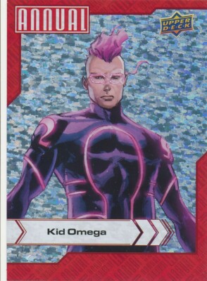 #46 KID OMEGA 2022-23 2023 Upper Deck Marvel Annual SILVER SPARKLE X-MEN