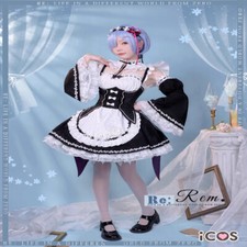 Re: Zero - Starting Life in Another World Rem Maid Disfraz Cosplay Traje Regalo