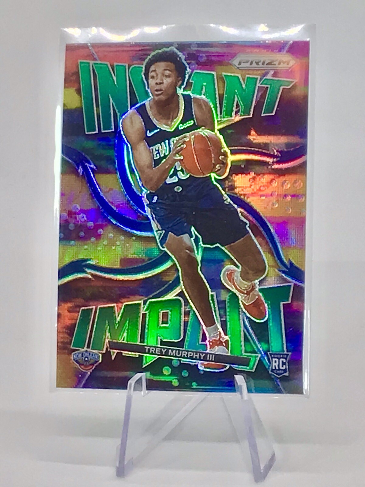 Trey Murphy III Instant Impact Green Prizm Rookie RC - 2021-22 Panini NBA Prizm