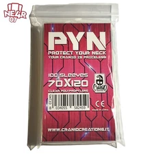 100 Sleeves Pack Bags Pokemon Yugioh One Piece PYN Skull Tarot Size