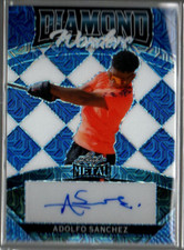 2024 Leaf Metal Diamond Wonders Mojo Blue #DWAS2 Adolfo Sanchez Auto /7