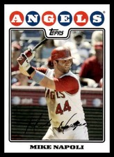 2008 Topps  Mike Napoli #73 Los Angeles Angels Baseball Card
