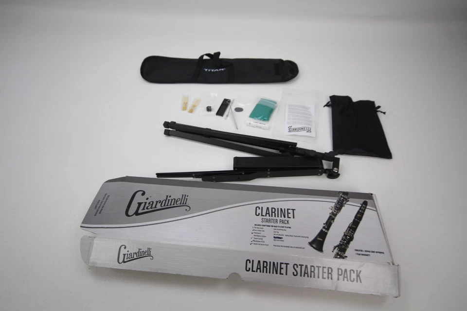 Giardinelli Clarinete Música Soporte y Kit de Inicio Incluye Soporte de Música Nuevo Foto 3 de 4