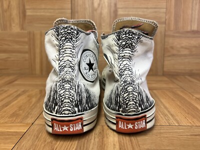 RARE🔥 Sz 9 - Converse x Dr. Seuss Vintage Sneakers White Striped