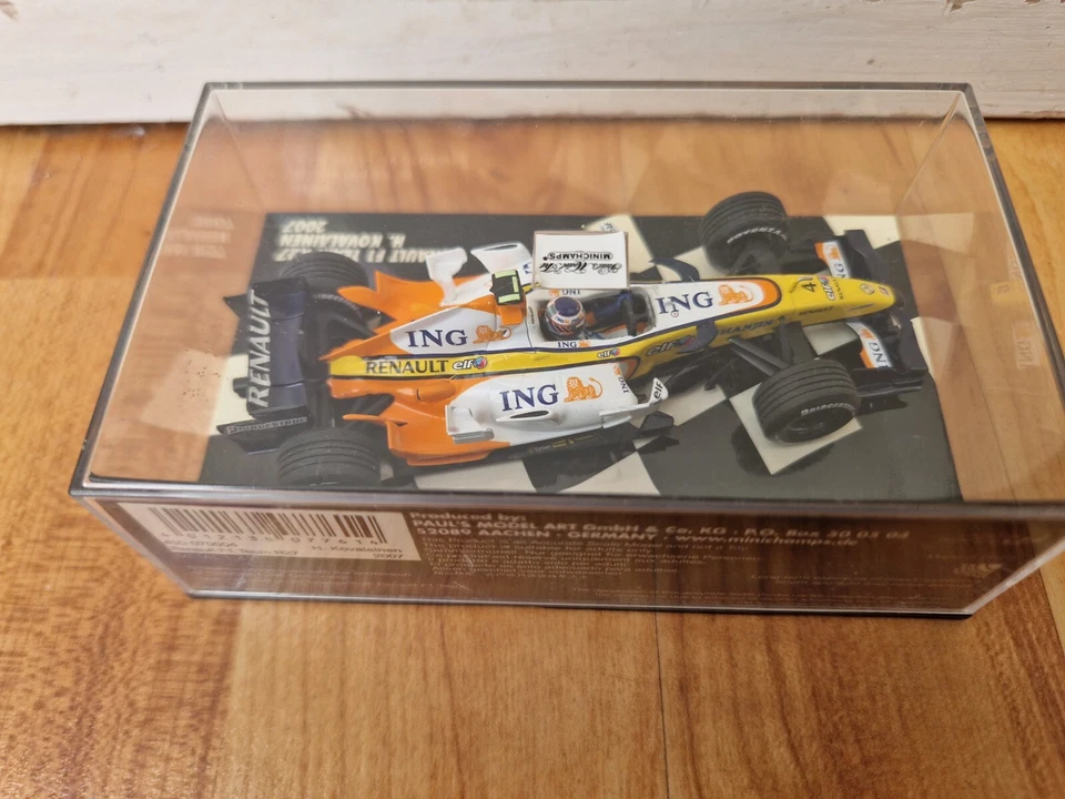 MINICHAMPS 1/43 Renault R27 Squadra Heikki Kovalainen 2007 F1 Pressofuso Auto - Immagine 3 di 4