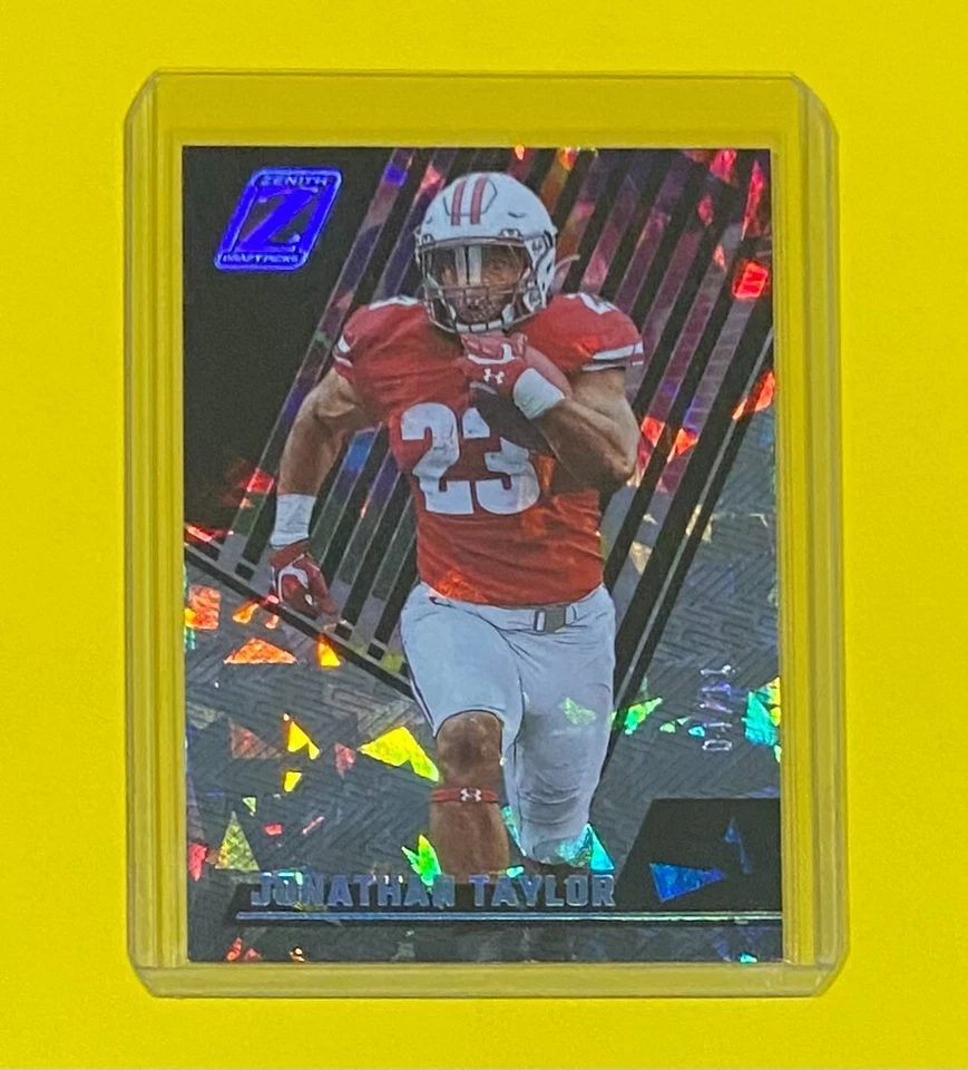 2023 Chronicles Jonathan Taylor ZENITH FOTL CRACKED ICE /11 SSP Wisconsin #22 🔥 - Image 3 of 4