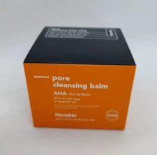 Hanskin Pore Cleansing Balm AHA Face Wash, Authentic Skincare Cleanser 2.82 oz
