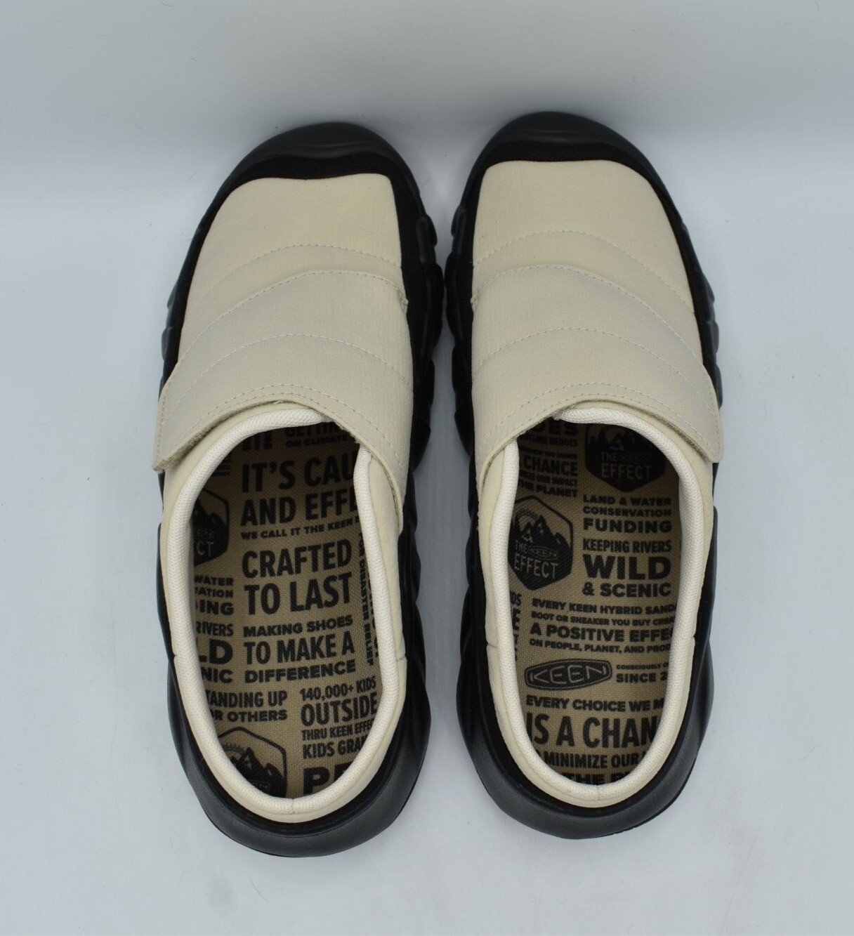 Scarpe da donna Keen taglia 10 5 Hypower fodera argento nere avvolgenti