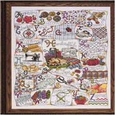 StitchMaster 390636 ABC Cross Stitch Kit - Create Beautiful 16"X20" Artwork with