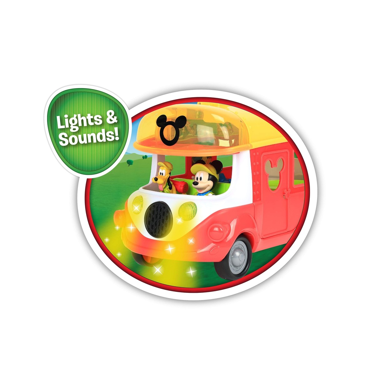 Disney Junior Mickey Mouse Outdoor and Explore Camper, Lights and
