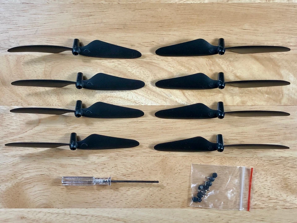 Dos juegos de rotores de repuesto para drones de carreras Holy Stone HS230 Mercury 3 Foto 4 de 4