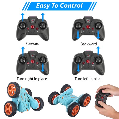 Remote Control Stunt Car Off-Road RC Car Toys for Kids Boys Girls Christmas Gift - Picture 8 of 20