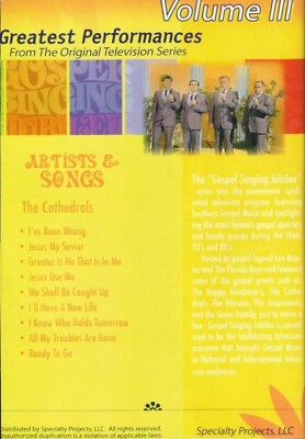The Original Gospel Singing Jubilee DVD vol. III the Cathedrals