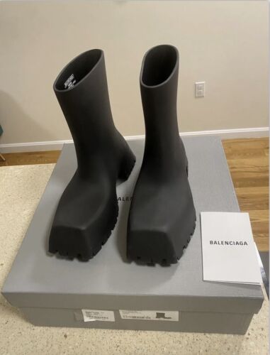 Bottes Balenciaga Caoutchouc Trooper taille 40 d'occasion 100 % authentiques pour hommes - Photo 1/7