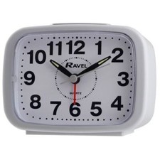 Ravel Analogue Quartz luminous hand Table/Desk Alarm Clock RC008.04