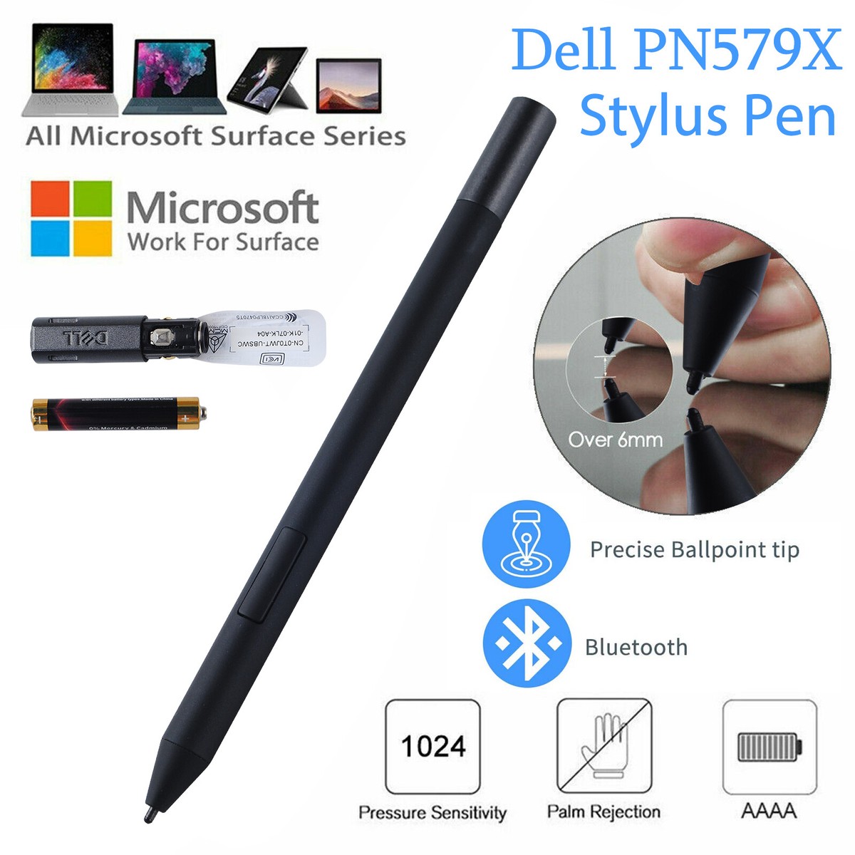 DELL プレミアムアクティブペンPN579X BLACK Amazon.com: Dell Premium Active Pen - PN579X Stylus Black