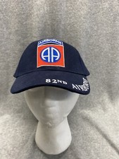 Official US Army 82nd Airborne Division Navy Blue Embroidered Ball Cap Hat NWT