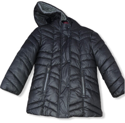 GIRLS PREMARK GREY COAT HOODIE JACKETS SCHOOL TOP