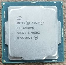 Intel Core Xeon E3-1240 V6 LGA1151 4core 3.7GHz 8MB SR327 CPU Processor 1240V6