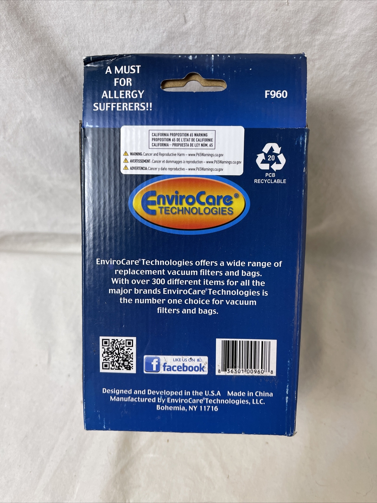 1 DCF21 HEPA Filter 3276AZ 67821 Eureka Vacuum Clean Air EF91 Pet Lover