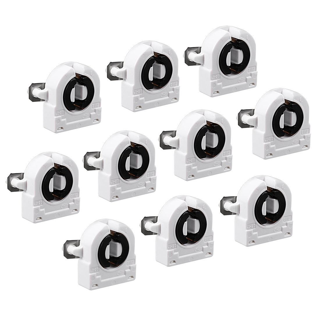 10Pcs T8 Fluorescent Light Holder G13 Base Lamp Socket AC 500V 2A