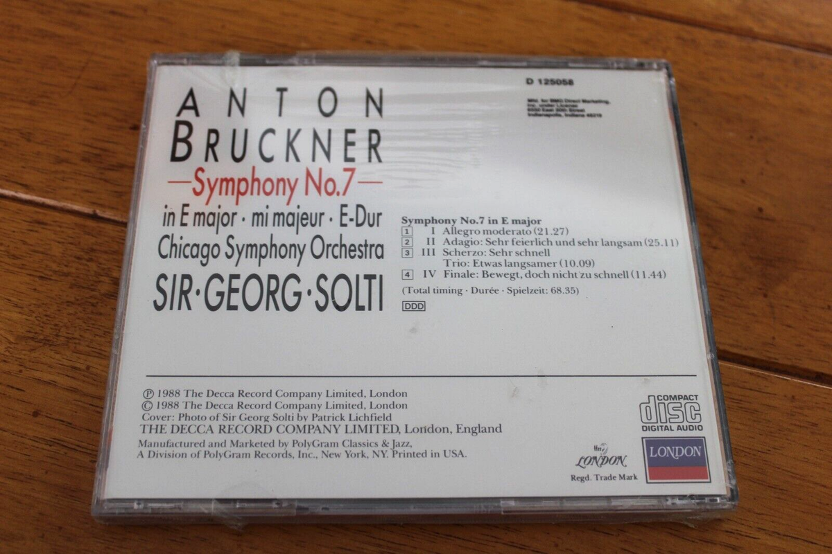 Bruckner: The Symphonies - Sir Georg So… Bruckner The Symphonies Chicago Symphony Orchestra Sir Georg