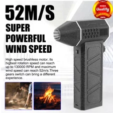 Turbo Blower Jet Fan Violent Turbofan Brushless Motor Rechargeable 130000 RPM US