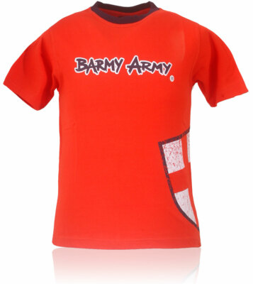 Rare England Barmy Army Cricket Kids T-Shirt (BAK06) UK