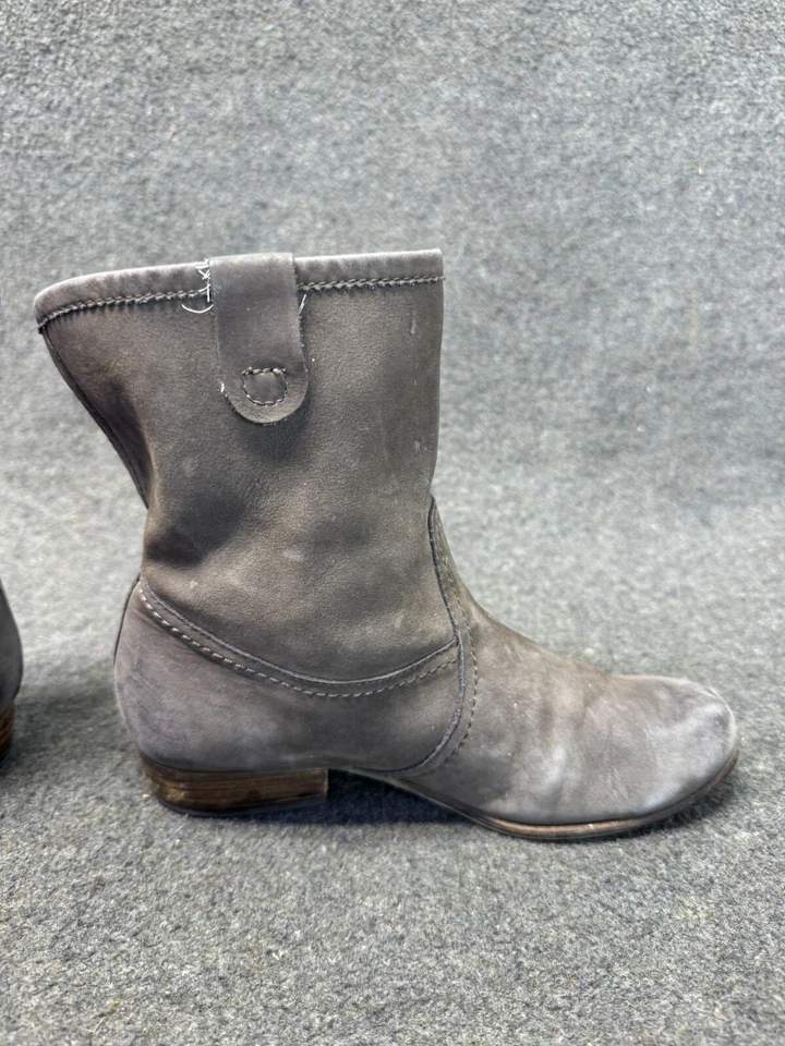 OTBT ботинки Vibram кожи Western женщин 7,5 серый Moto лодыжки - Изображение 4 из 4