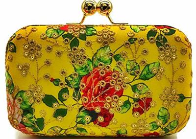 Handgefertigte Ethnisch Clutch Tasche Geldbörse Damen Mädchen Party Wear Braut
