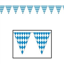 Oktoberfest Pennant Banner 12-Foot Long Oktoberfest Party Supplies Decorations