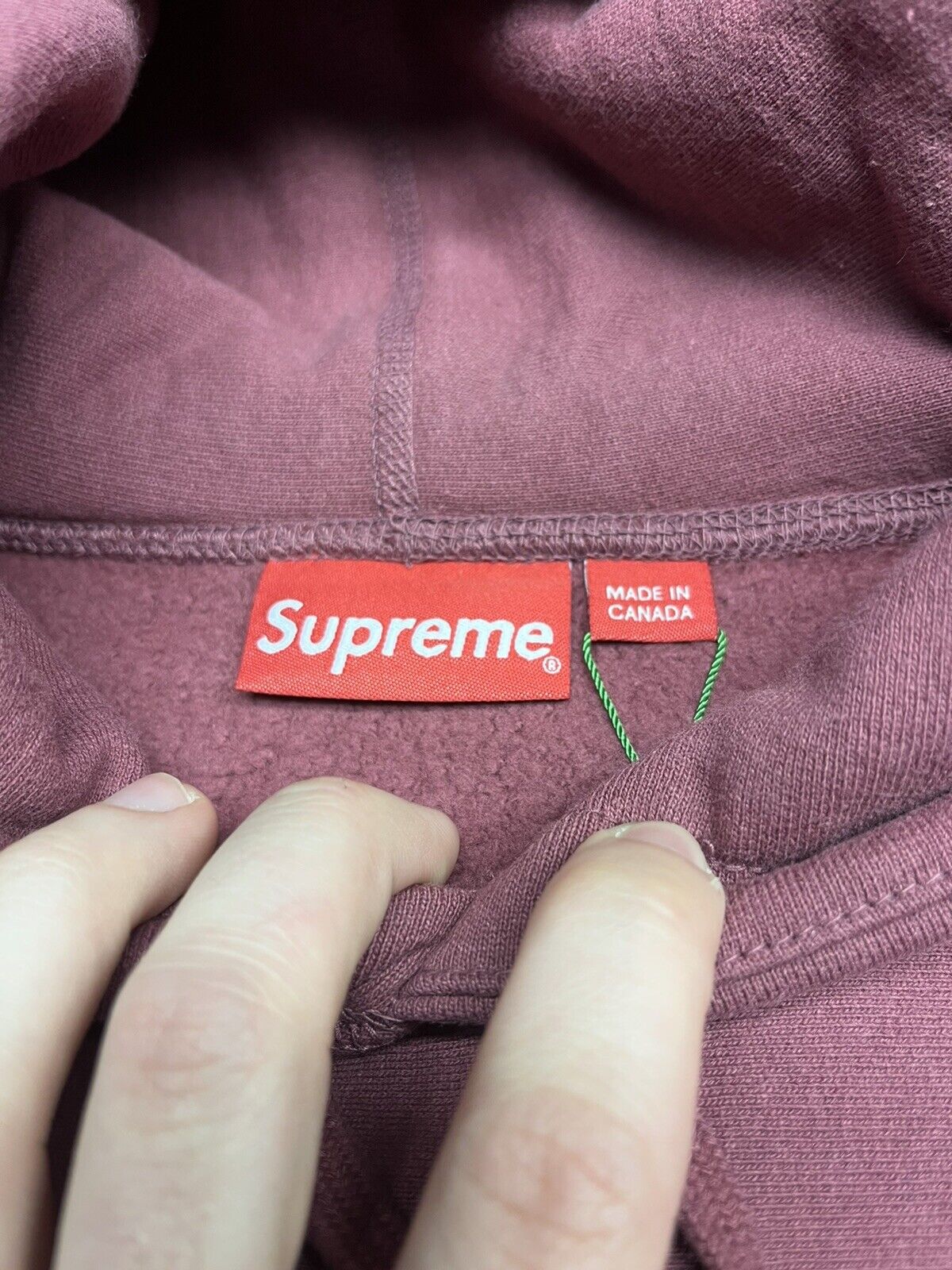 Supreme Box Logo Hooded Sweatshirt (FW21) Plum - CROPZ