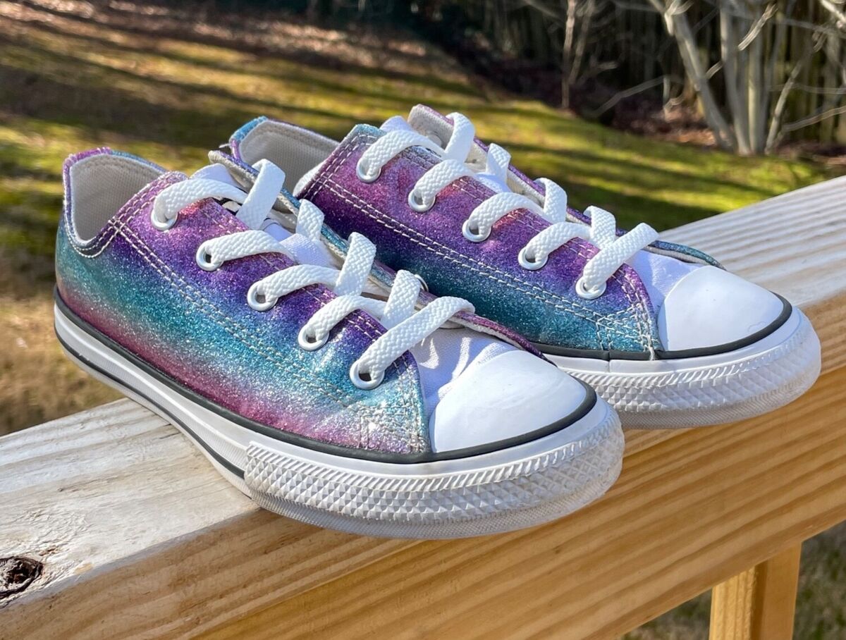 Converse Chuck Taylor All Star Glitter Oxford Size |