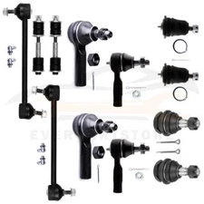 For 2000-2004 Nissan Frontier 3.3L 12 Pcs Front Rear Sway Bars Suspension Kit