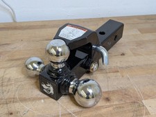 Buyers Products Tri-ball Hitch W Pintle Hook For 2 Receivers 1802279