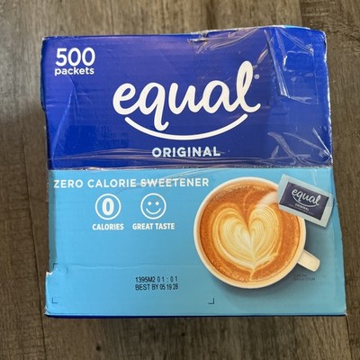Equal Original Zero Calorie Sweetener Packets 500 ct Box