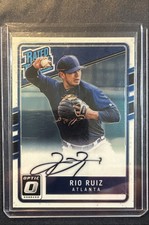 2017 Panini Donruss Optic - Rated Rookies Base Autographs Rio Ruiz #168 BS13