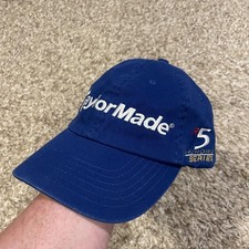 TaylorMade R5 Hundred Series Golf Hat Strap Back One Size Blue Baseball Cap