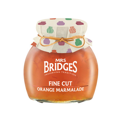 Mrs. Bridges Cut Orange Marmalade mit fein geschnittener Schale 340g