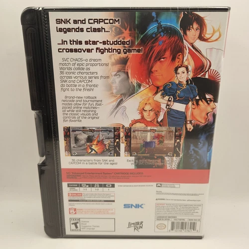 SNK Vs Capcom SVC Chaos Classic Edition SWITCH Limited Run NEW 1 day ship - Picture 13 of 14