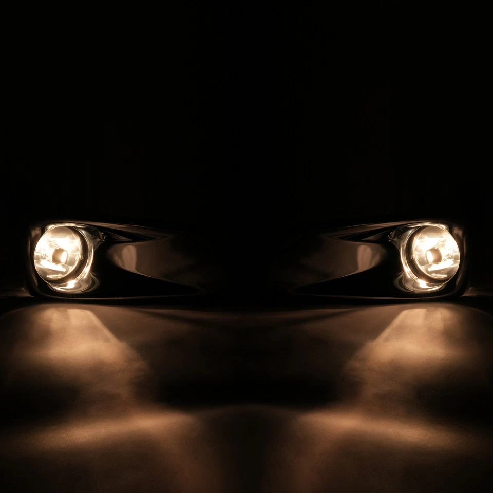 Par de luces antiniebla con cubierta de bisel de lámpara antiniebla cromada para Kenworth T660 2008-2015 izquierda y derecha Foto 4 de 4