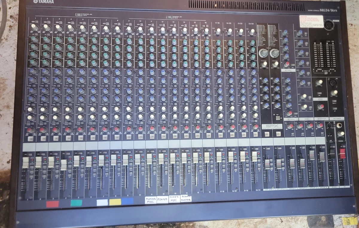 Yamaha MG24/14FX Mixing Console 24-CH Analog Mixer w/ SPX FX 16